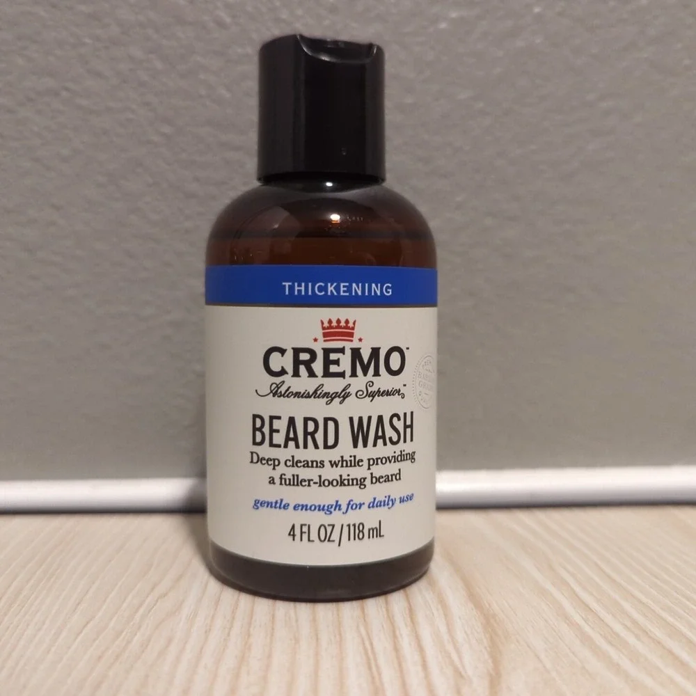 CREMO Thickening Beard Wash Astonishingly Superior 4FL oz